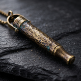 The New Zen Anchor: Vintage Mindful Breathing Necklace for Anxiety Relief