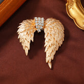 Vintage Angel Wings Feather Brooch