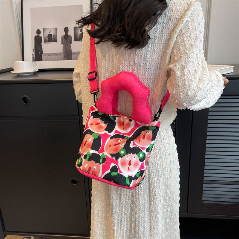 New Canvas Handbag Shoulder Messenger Bag for Women