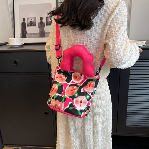 New Canvas Handbag Shoulder Messenger Bag for Women
