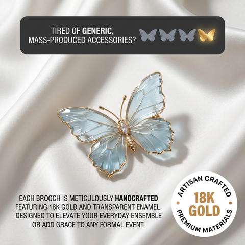 Original Hand-made High-end Butterfly Brooch