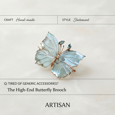 Original Hand-made High-end Butterfly Brooch