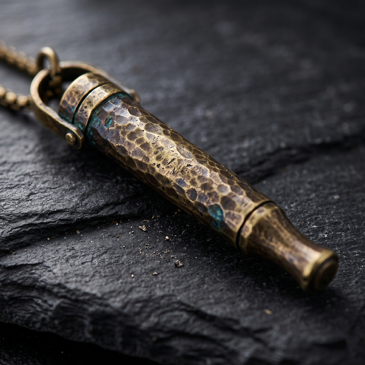 The New Zen Anchor: Vintage Mindful Breathing Necklace for Anxiety Relief