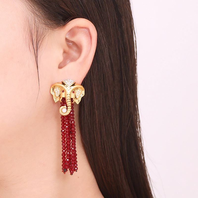 Vintage Elephant Earrings