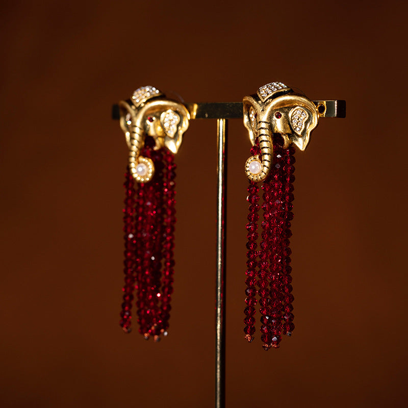 Vintage Elephant Earrings
