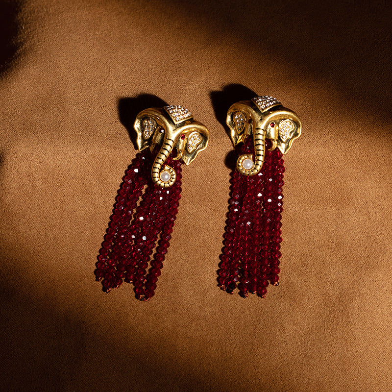 Vintage Elephant Earrings