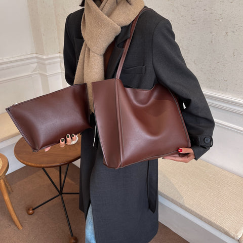 Retro Large Capacity Versatile Shoulder Handbag