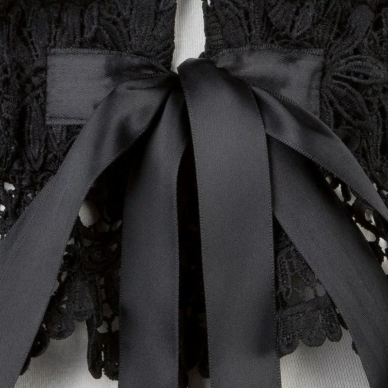 Lace Openwork Design, Women's Tie-up Extra Wide Waist Belt