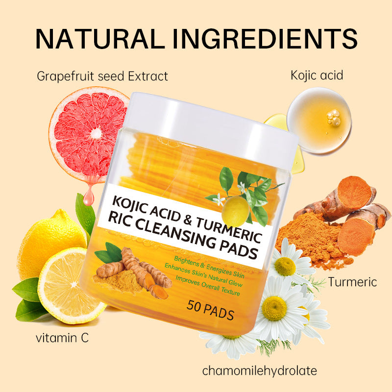 Turmeric Cleansing Pads Exfoliating Cleansing Facial Cream