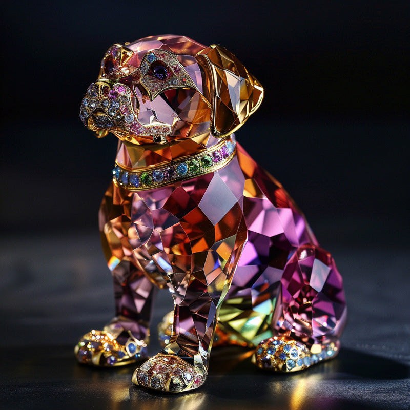 New Jewelry Trendy Ornaments Dog High-end Brooch