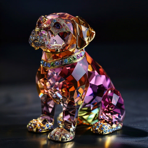 New Jewelry Trendy Ornaments Dog High-end Brooch
