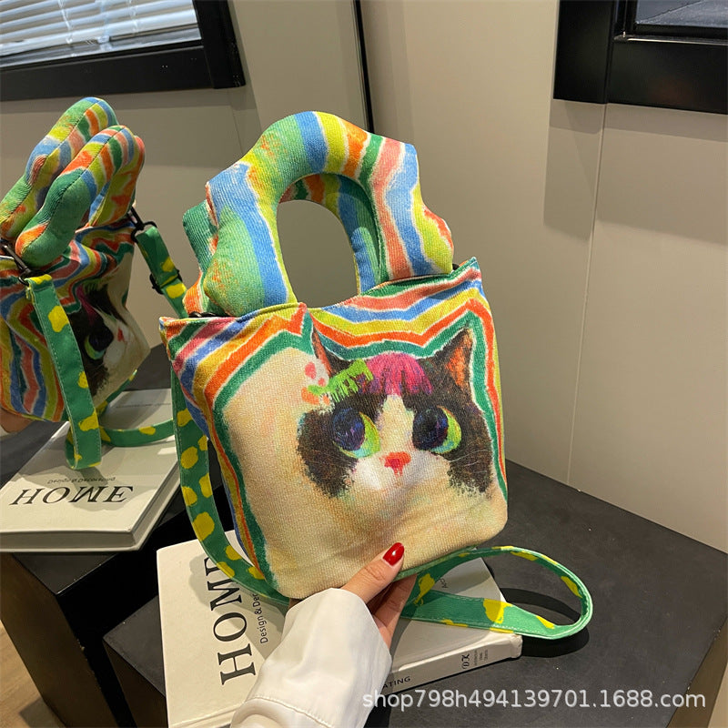 New Canvas Handbag Shoulder Messenger Bag for Women
