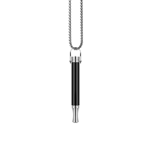 The Zen Anchor: Vintage Mindful Breathing Necklace for Anxiety Relief