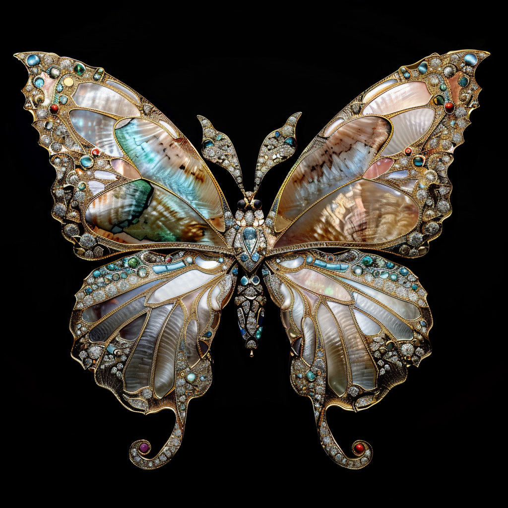 Bourne High-end Butterfly Brooch
