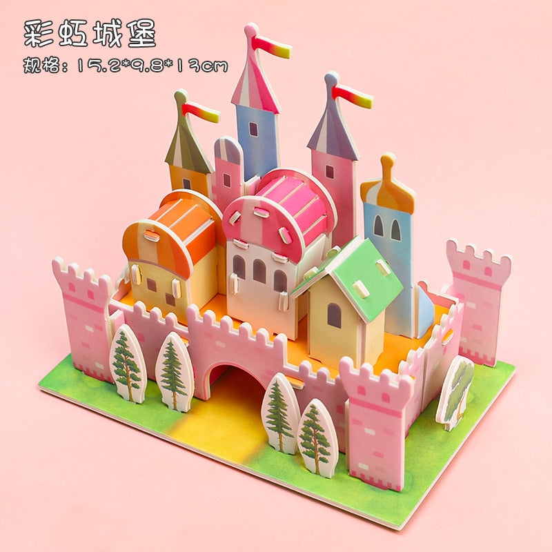 3D Puzzle DIY Handmade Puzzle Cards