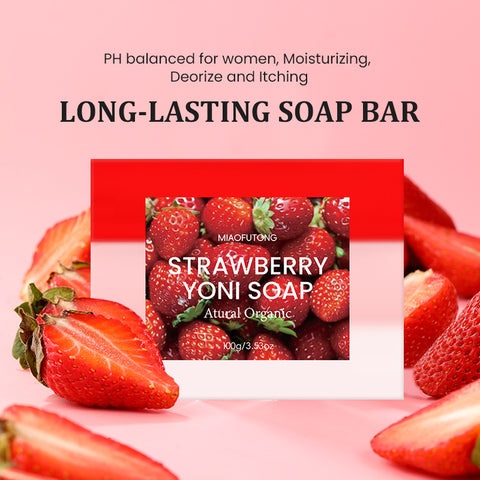 Handmade Strawberry Private Soap Essential Oil Soap
