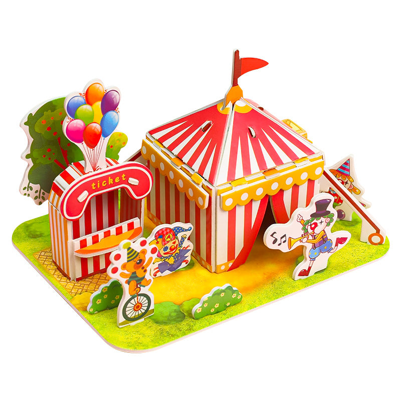3D Puzzle DIY Handmade Puzzle Cards