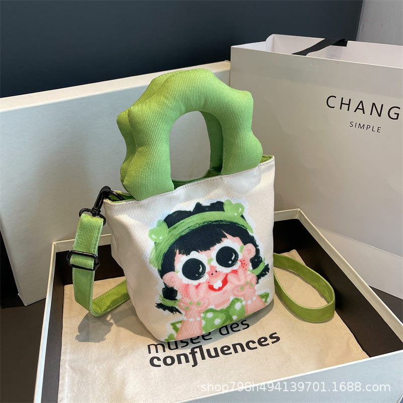 New Canvas Handbag Shoulder Messenger Bag for Women