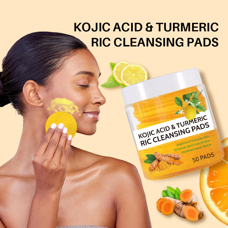 Turmeric Cleansing Pads Exfoliating Cleansing Facial Cream