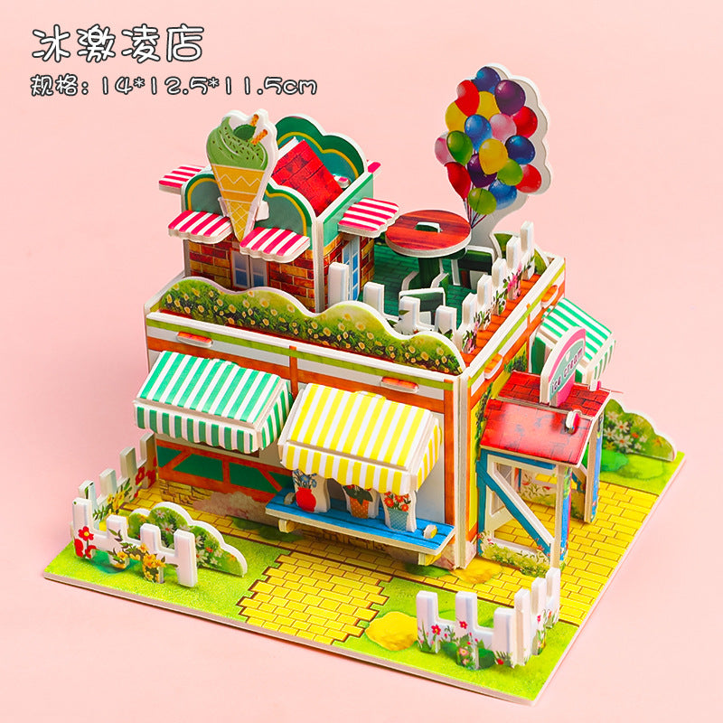 3D Puzzle DIY Handmade Puzzle Cards