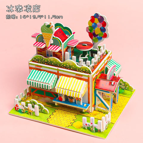 3D Puzzle DIY Handmade Puzzle Cards