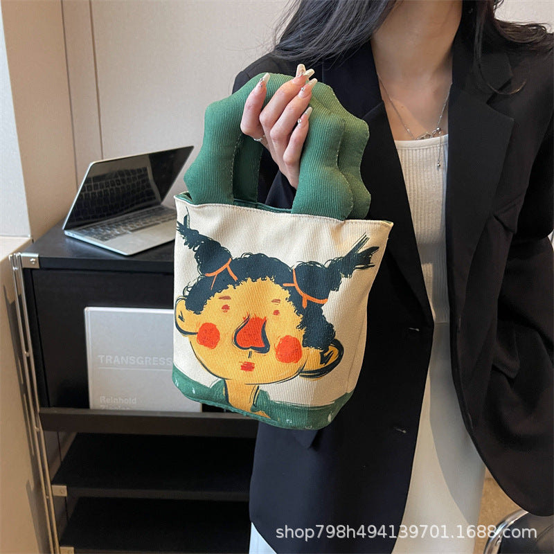 New Canvas Handbag Shoulder Messenger Bag for Women