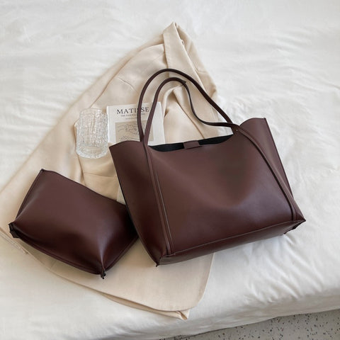 Retro Large Capacity Versatile Shoulder Handbag